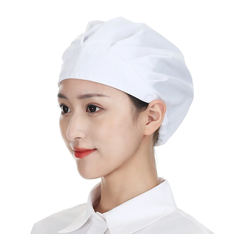 작업용 조절 가능한 탄성 백 부팡 모자, 간단한 단색 헤어 보호, 헤드 커버 터번 창고용, 신제품