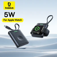 Baseus 5W Magnetic Wireless Charger For Apple Watch USB-C Built-in Cable For Apple Watch S1-S10 SE SE2 Ultra2