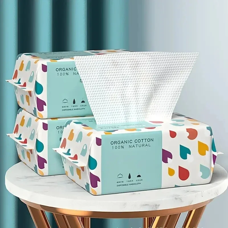Disposable Thick Cotton Face Towel Make Up Soft Removing Wipes Dry Cleanser Towelettes For Skin Care