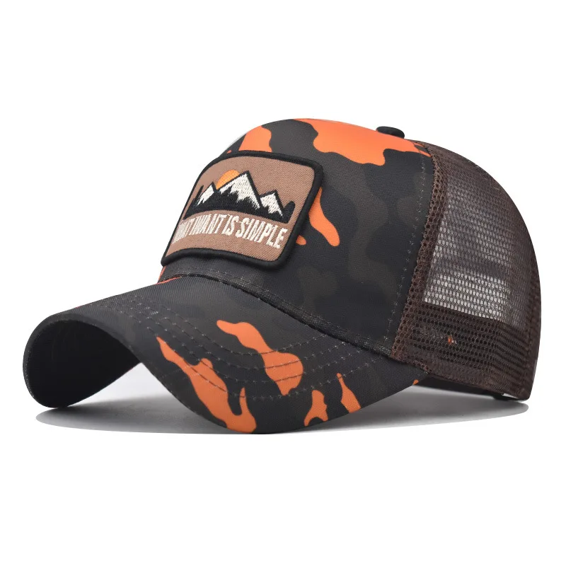 Summer Casquette Outdoor Camouflage Baseball Caps Cotton for Men Women Snapback Dad Mesh Hat Hip Hop Trucker Hats 여름모자 남성용 Gorra 1