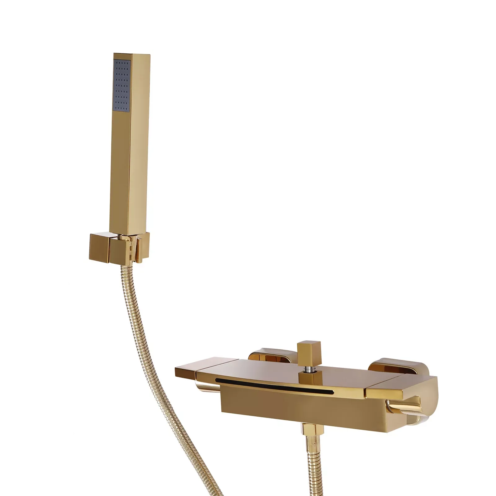 G1/2 Wasserfall Badewannenarmatur Badwanne Messing Wannenarmatur Mit Handbrause
