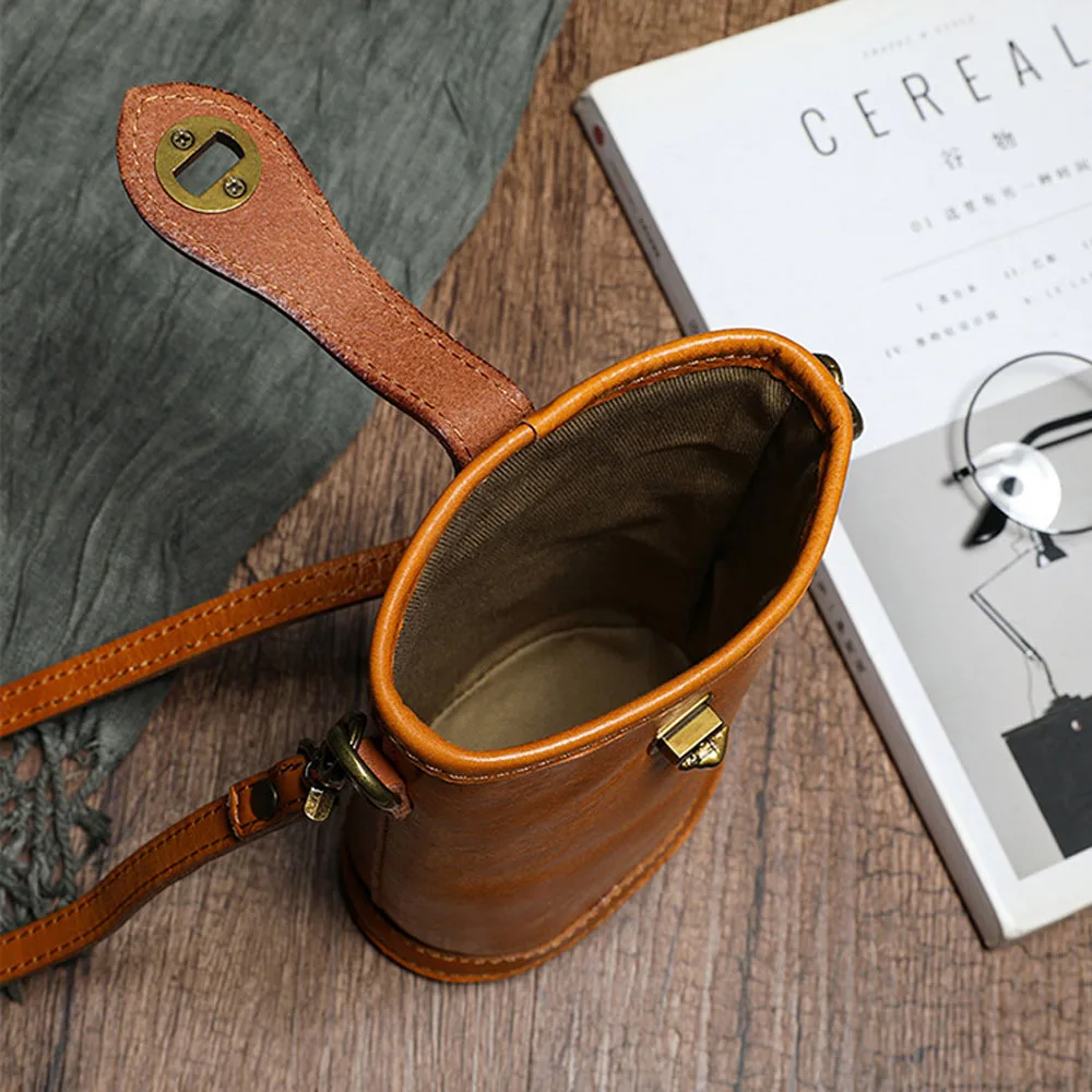 Quality Genuine Leather Crossbody Bag for Women Small Cow Skin Shoulder Fashion Phone Purse Female Promotion 5