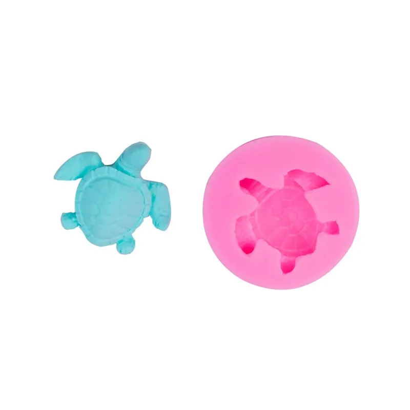 

Marine Animal Fondant Silicone Mold Turtle Shape Mousse Cake Dessert Pastry Cookie Decoration Kitchen Baking Accessories Tools