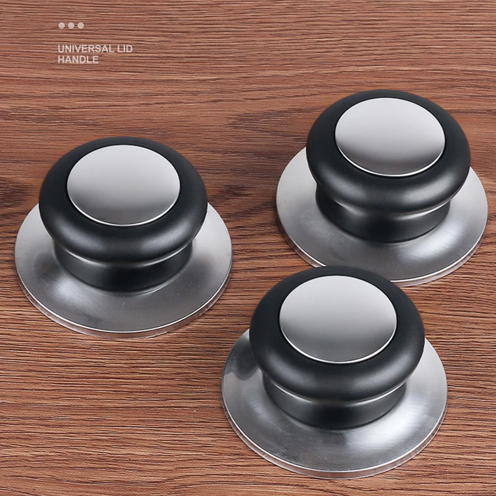 Description Picture 2 of itemReplacement Knob Handle For Glass Lid Knob Handle Stainless Steel Pot Pan Cover Cookware Handle Accessories Kitchen Tools