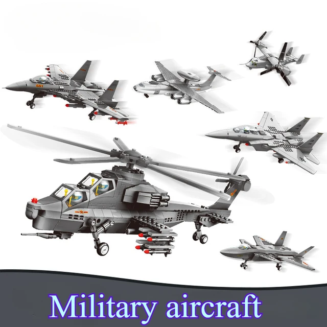 2025 Modern Military SR-71 Blackbird Spy Plane F-15 Fighter Aircraft Soldier Building Blocks Sets Airplane Model Brick Boys Toy 1
