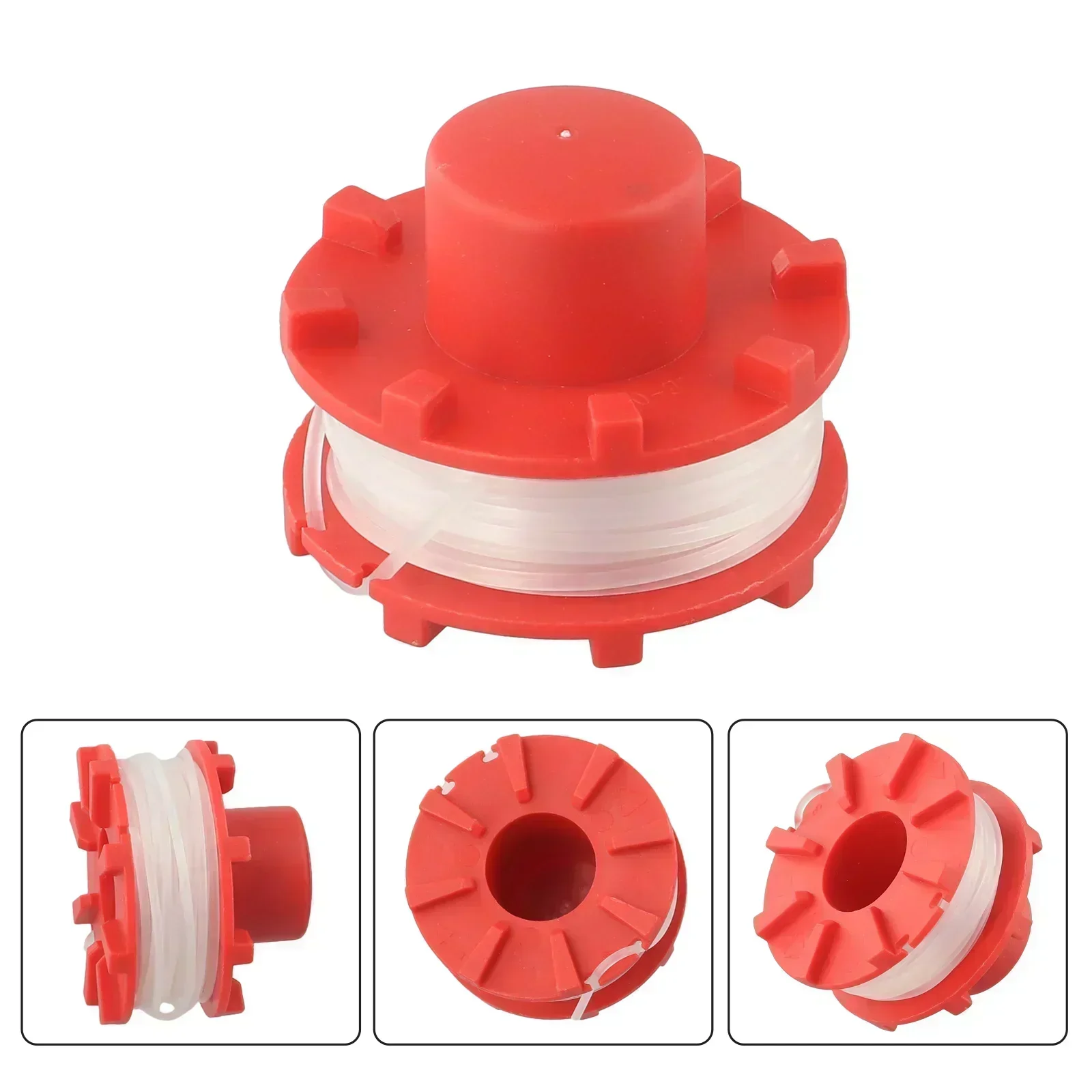 Grass Trimmer Rope Grass Trimmer Line Brushcutter Trimmer Rope Brush Cutter Parts Brushcutter Replacement Parts Brush Cutter Kit Grass Trimmer Accessories Lawn Mower Accessory String Trimmer Line 3pcs Replacement For Einhell GE-CT 36/30 Li E SOLO AGILLO 36/255 BL AGILLO 18/200