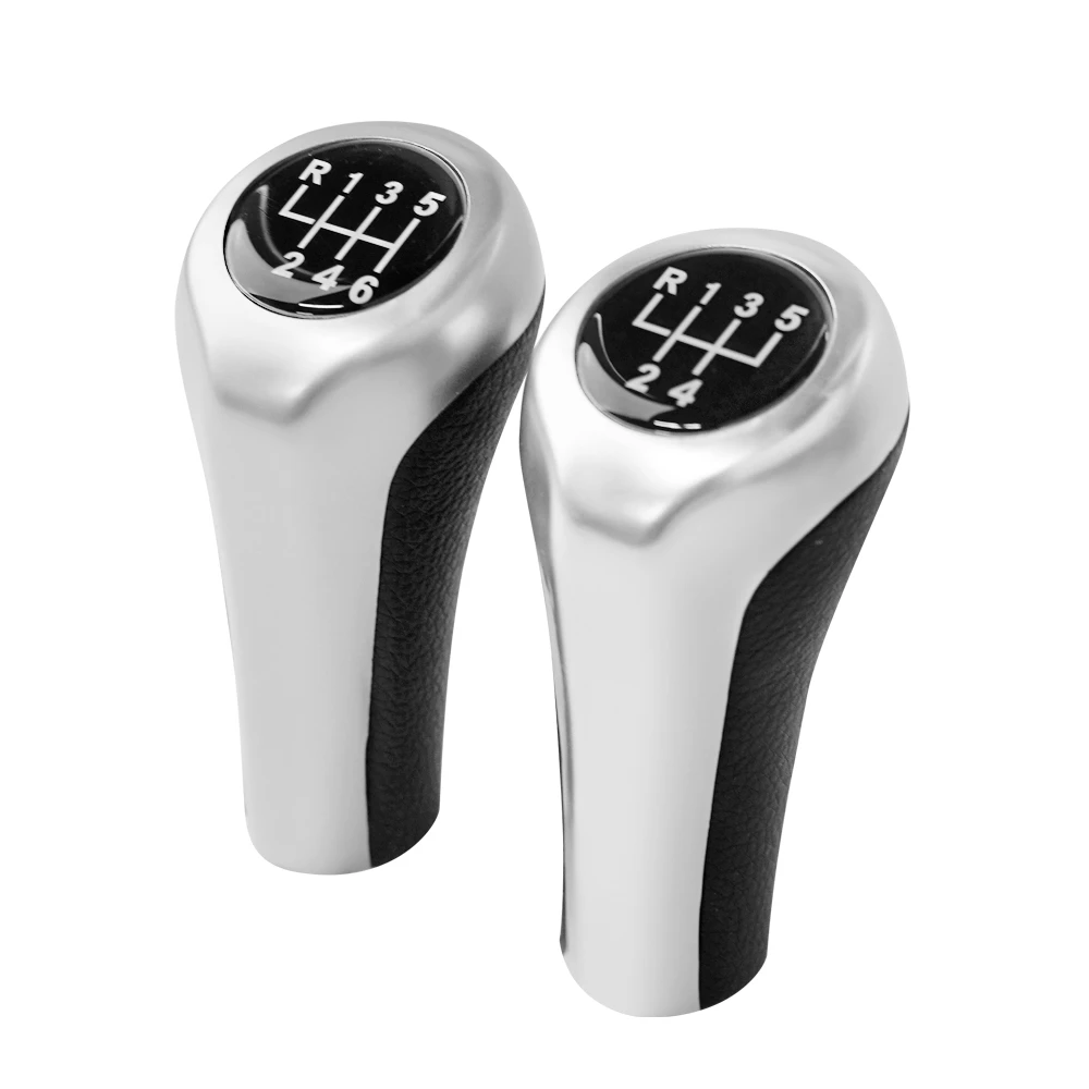 Silver 5/6 Speed Car Gear Shift Knob For Bmw For E46 E53 E60 E61 E63