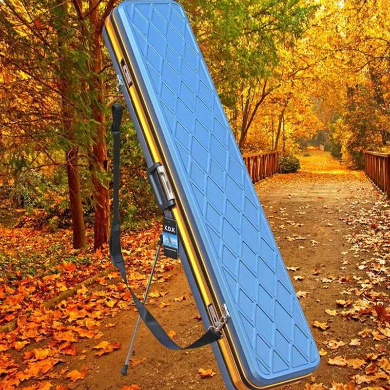 

1.25m 1.3m Password Lock Fishing Bag Fishing Rod Bag Hard Shell Fishing Gear Bag fFshing Gear Rod Bag 낚시 하드 케이스