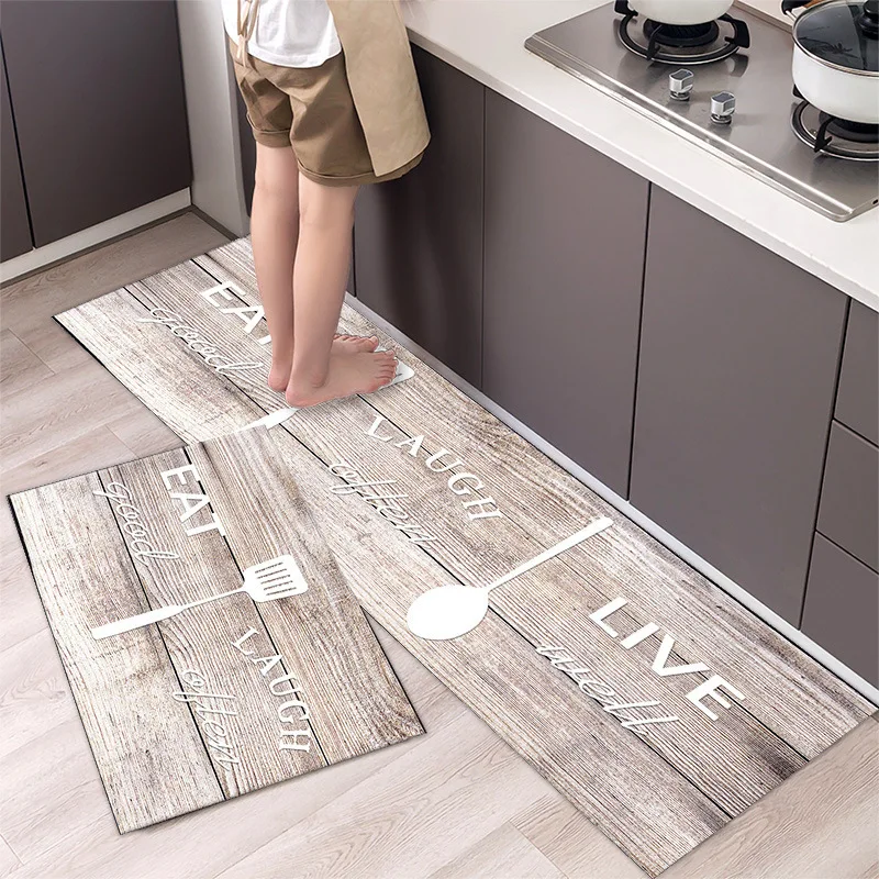 Home Bathroom 3D Floor Carpet Home Anti-slip Rug Doormat Kitchen Mat Decor 