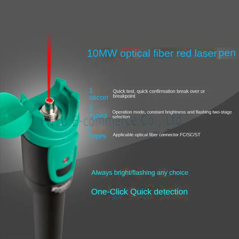 Pro'skit MT-7510E-C Fiber Optic Visual Fault Locator Red Light Pen Fiber Optic Tester 10mW Fault Detector for ST/SC/FC Connector