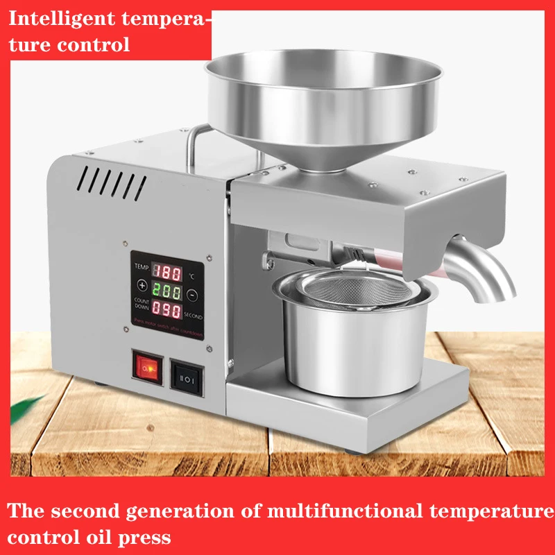 X5S Household Small Oil Press / Pure Oil Residue Separator / Suitable For Squeezing Peanut, Sesame, Corn, Olive