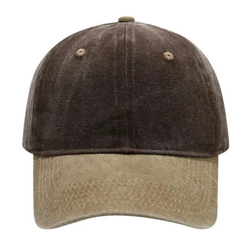 Unisex gewaschene Kappen Vintage farblich abgestimmte Baseballkappe Männer Frauen verstellbar lässig Sommer Outdoor Streetwear Sport weiche Sonnenhut – Detail 29