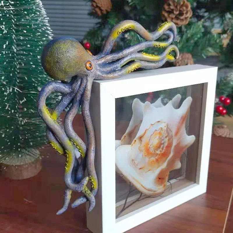 Trendy Style New Home Decoration Elephant Octopus Resin Ornaments Simple Modern Resin Crafts Resin Jewelry