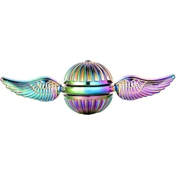 Golden Snitch Angel Wings Metal Fidget Spinner Toy (Colorful)