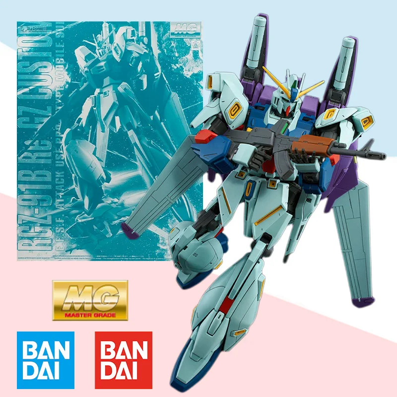 Оригинальная коробка Bandai MG 1/100, мобильный костюм, искусственная кожа, пользовательский стиль, аниме, ПВХ Модель, комплект, сборка, игрушка, подарок для детей