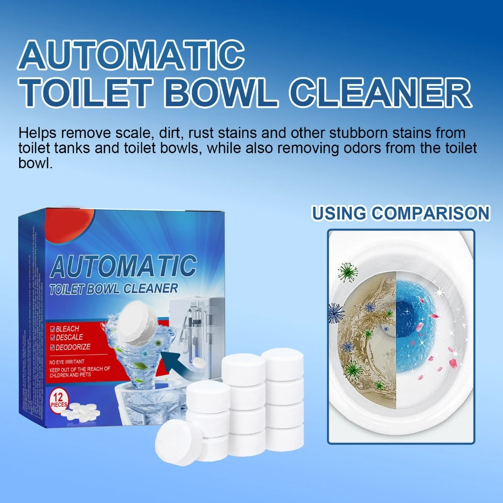 Toilet Cleaner Tablets Effervescent Deep Cleaning Deodorant