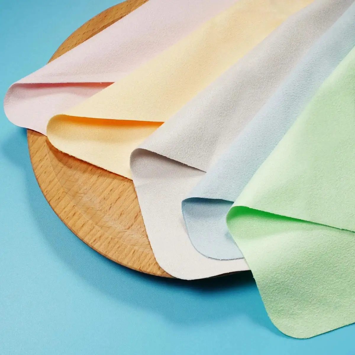 1/5/10pcs Ultra-fine Fiber Cleaning Myopia Glasses Cloth Can Be Reused for Wiping Mobile Phone Screen Jewelry (Random Color)