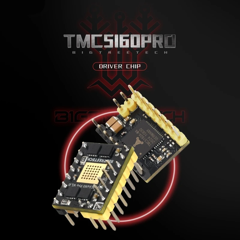 

BIGTREETECH TMC5160 Pro V1.1 Stepper Motor Driver TMC5160 Upgrade Driver 3D Printer Parts For Octopus Motherboard SKR V1.4 Turbo