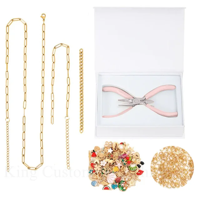 Le kit d'outils pour assembler vos bijoux, bricolage Créez votre propre charme parfait pour une créativité solitaire ou une nuit amusante avec des amis 1