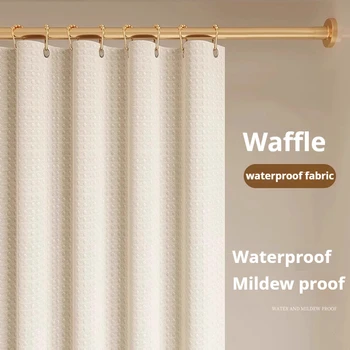 Waterproof Fabric Shower Curtain 1