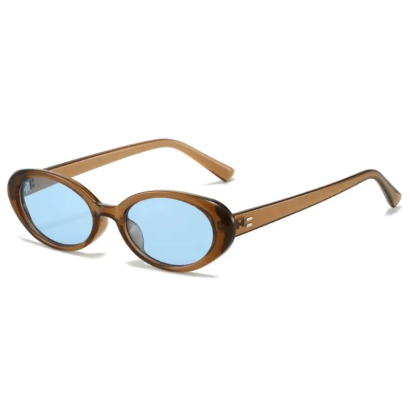 Small Oval Sunglasses for Women's Vintage Design Sun Glasses Shades Female Sexy Retro Punk Men Sunglass Outdoor Trendy Eyewear - Image 9