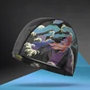 Unisex Chinese Style Swimming Cap Hats Accessories For Man Women Kids Youngs Waterproof Fishtail 5