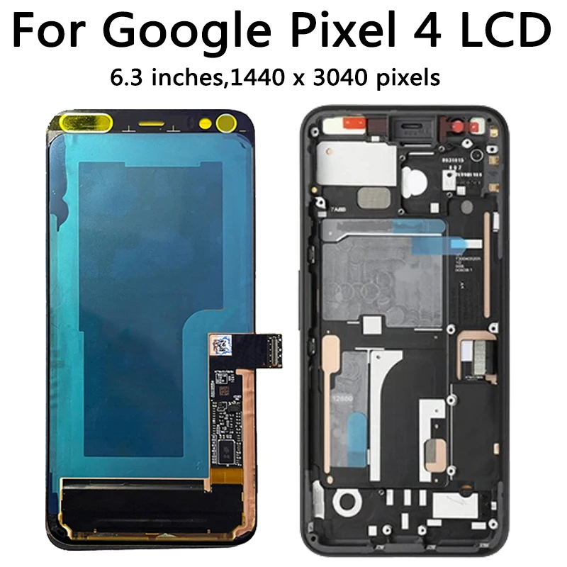 Original LCD For Google Pixel 4 Pixel4 G020M LCD Screen Display+Touch Panel Digitizer Screen For Google Pixel 4 XL 4XL G020P