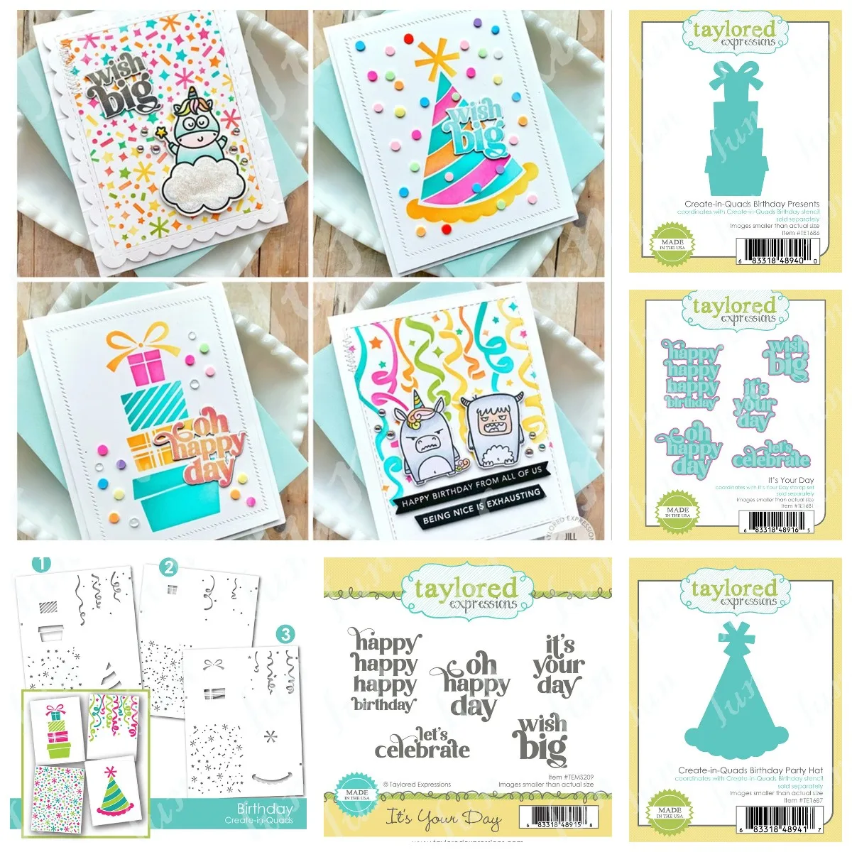 Die Cuts Stamps Sets Birthday Birthday Clear Stamps Die New Stamps