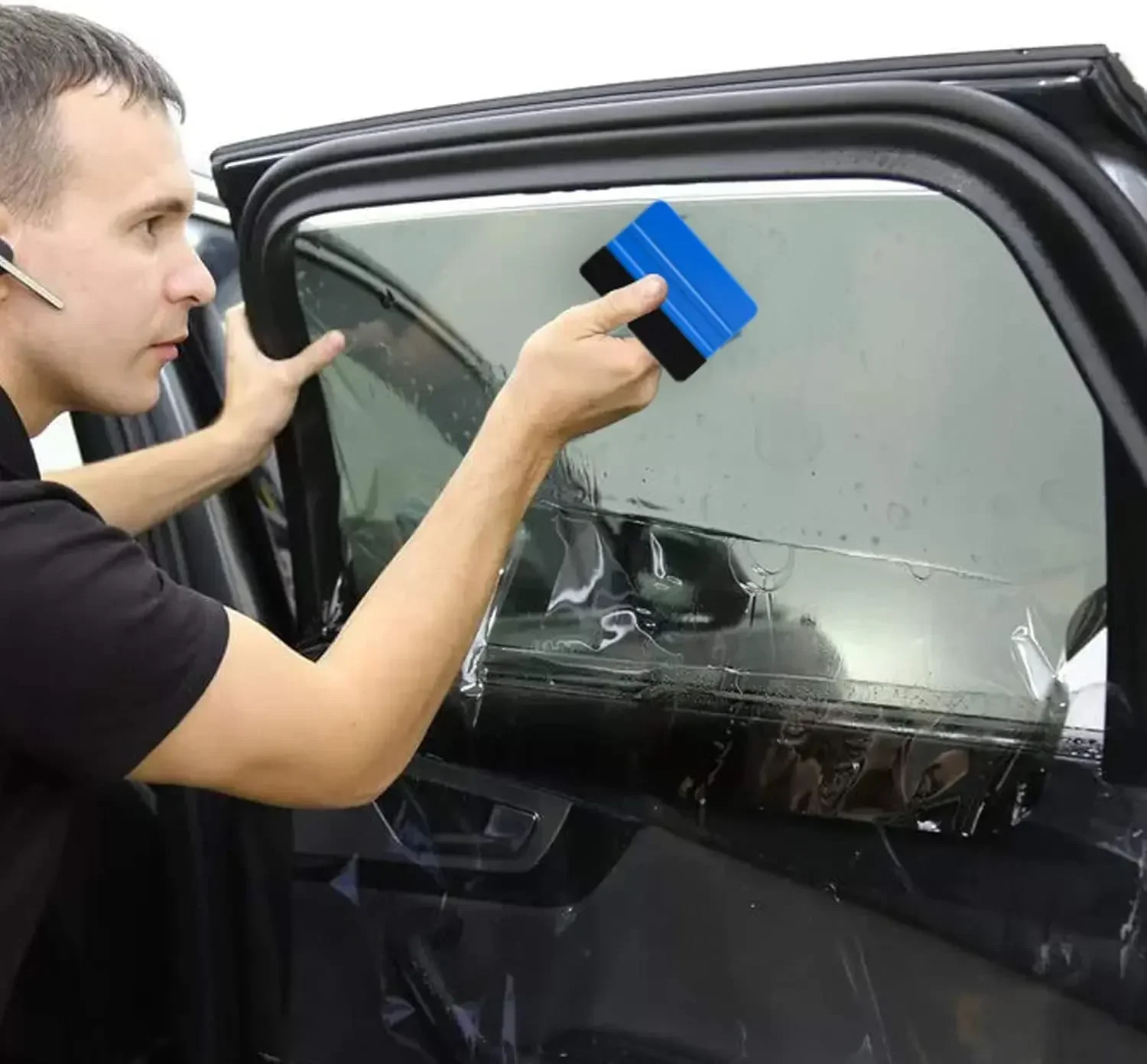 Car Stickers Film Install Squeegee Vinyl Carbon Fiber Scraper with Felt Squeegee Tool Film Wrapping Car Wrap Tools