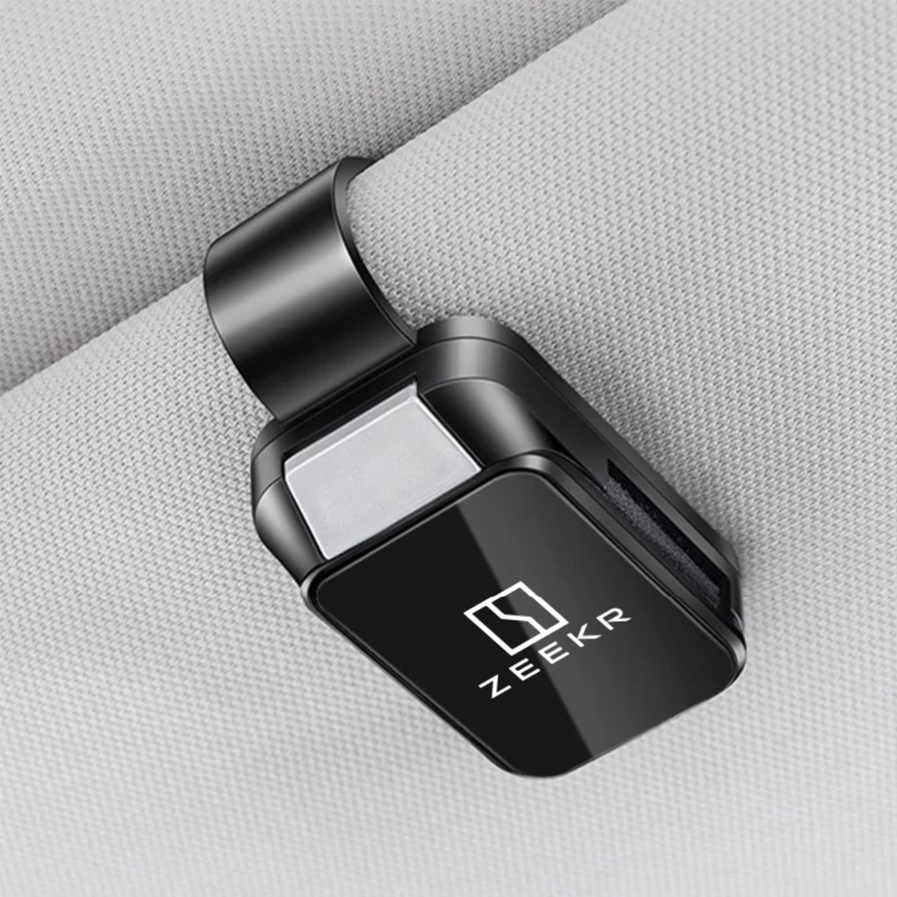 Zeekr 7X 001 007 007GT 009 X Trend 자동차 안경 클립 ABS 인테리어 수정 용품 자동차 차양 안경 클립