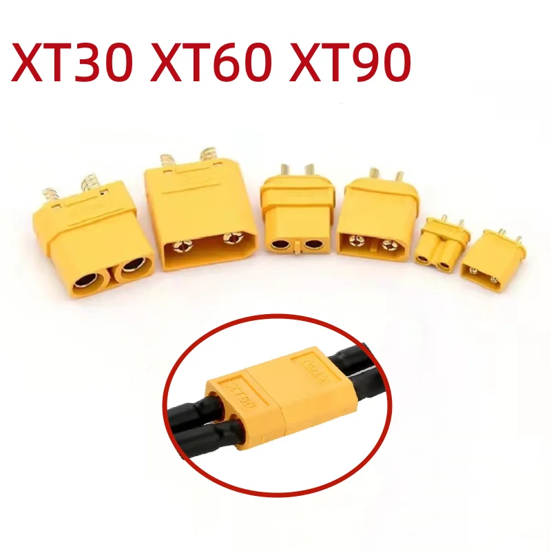 Wholesale 2/5/10PCS XT90 XT60 XT-60 XT30 T Plug Male Female Bullet  Connectors Plugs For RC Lipo Battery Quadcopter - AliExpress