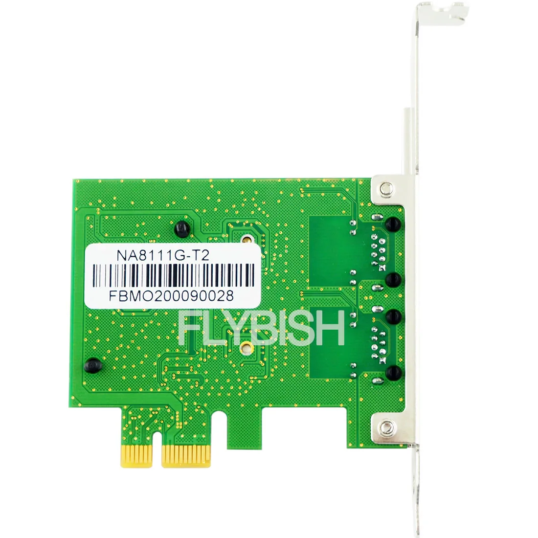 FLYBISH NA8111G-T2 PCI-E X1 듀얼 포트 기가비트 네트워크 카드, RTL8111G, 8111H, 2 포트