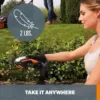 20V Power Share 4" Cordless Shear & 8" Shrubber Trimmer，Battery & Charger Included,WG801, Item Weight: 1.98 lbs,Battery Powered 5