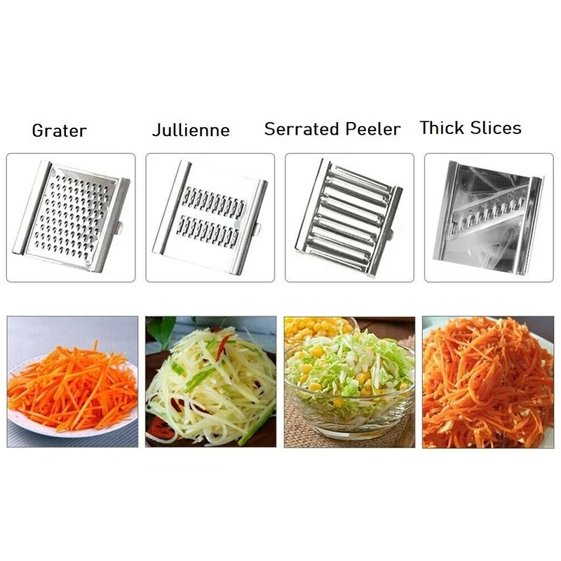 1 Set, Mandoline Food Slicer For Kitchen, Julienne Vegetables Shredders,  Cabbage Slicer, Cabbage Shredders For Red Onions, Vegetable Slicer With  Clean