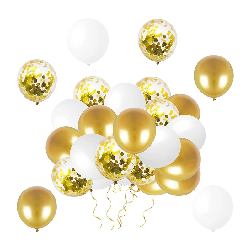 Hot Yo-50Pcs Palloncini Per Feste Da 12 Pollici Palloncini In Lattice Con Nastro Per Palloncini Di Compleanno Palloncini Per Baby Shower Palloncini Pe