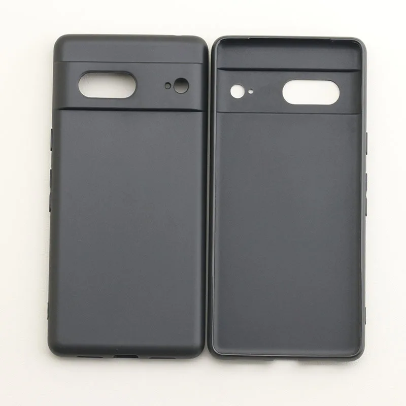 Luxury Silicone Matte Phone Cover with Camera Protection and Shockproof Bumper