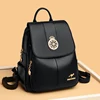 Women Fashion Backpack Quality Leather New Fashion Shoulder Ladies HighCapacity Travel Backpack Schoolbag Girls mochila feminina 3
