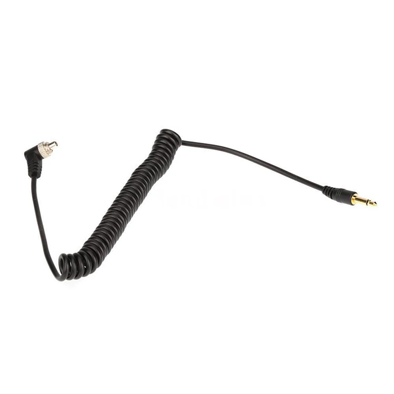Câble diviseur de flash PC mâle, verrouillage à vis pour déclencheur, lumière de studio, 3.5mm