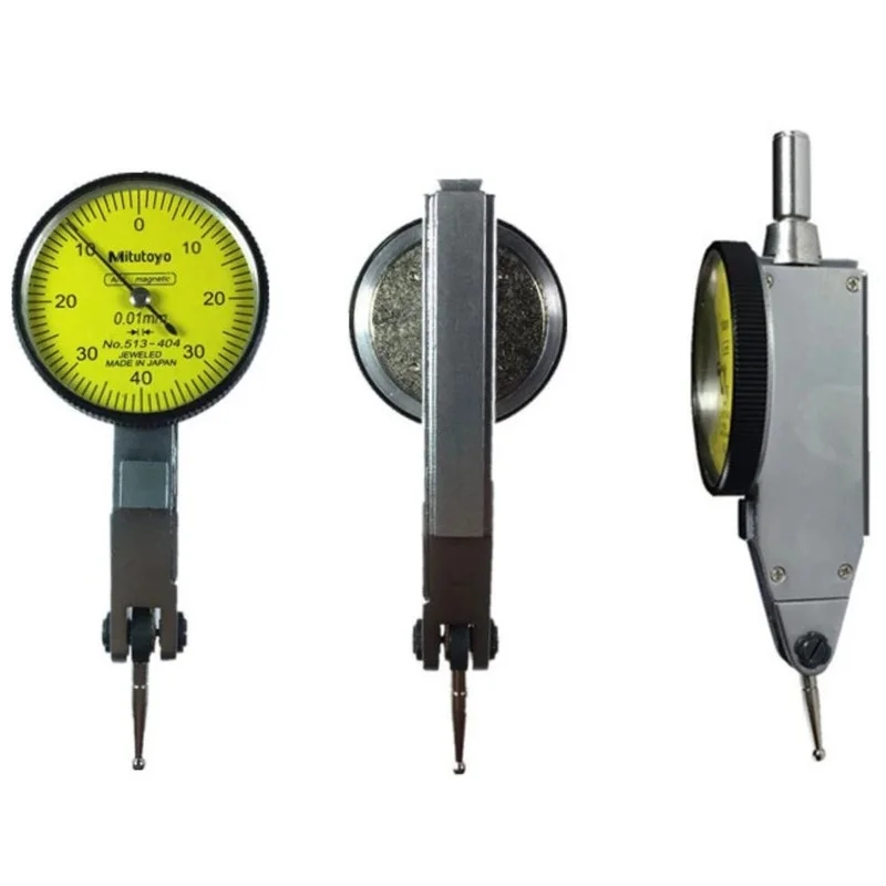 Dial Indicator Mitutoyo 0-0.8mm 0.01mm Level Gauge Scale Precision Metric Dovetail Rails Measuring Hand Tools