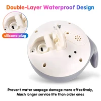 Upgraded Baby Rechargeable Bath Toy with Waterproof Light Up Whale Spray Water Bathtub for Toddlers Kids Pool Bathroom Toys 2
