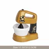 Children's Mini Play House Toy Black Gold Small Appliances Simulation Electric Kitchen Appliances Oven Washing Machine Toy Model 5