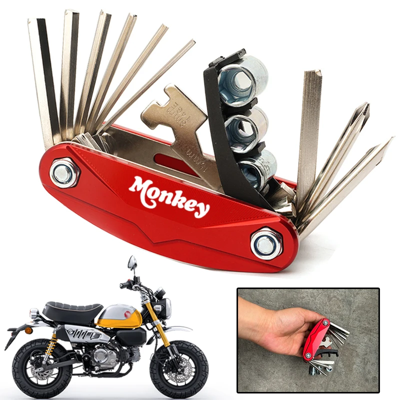 Per Honda Monkey Z 125 Z125 Z120 Z 120 Monkey125 2018-2024 Accessori Moto Cnc Strumento Portatile Riparazione Cacciavite Set