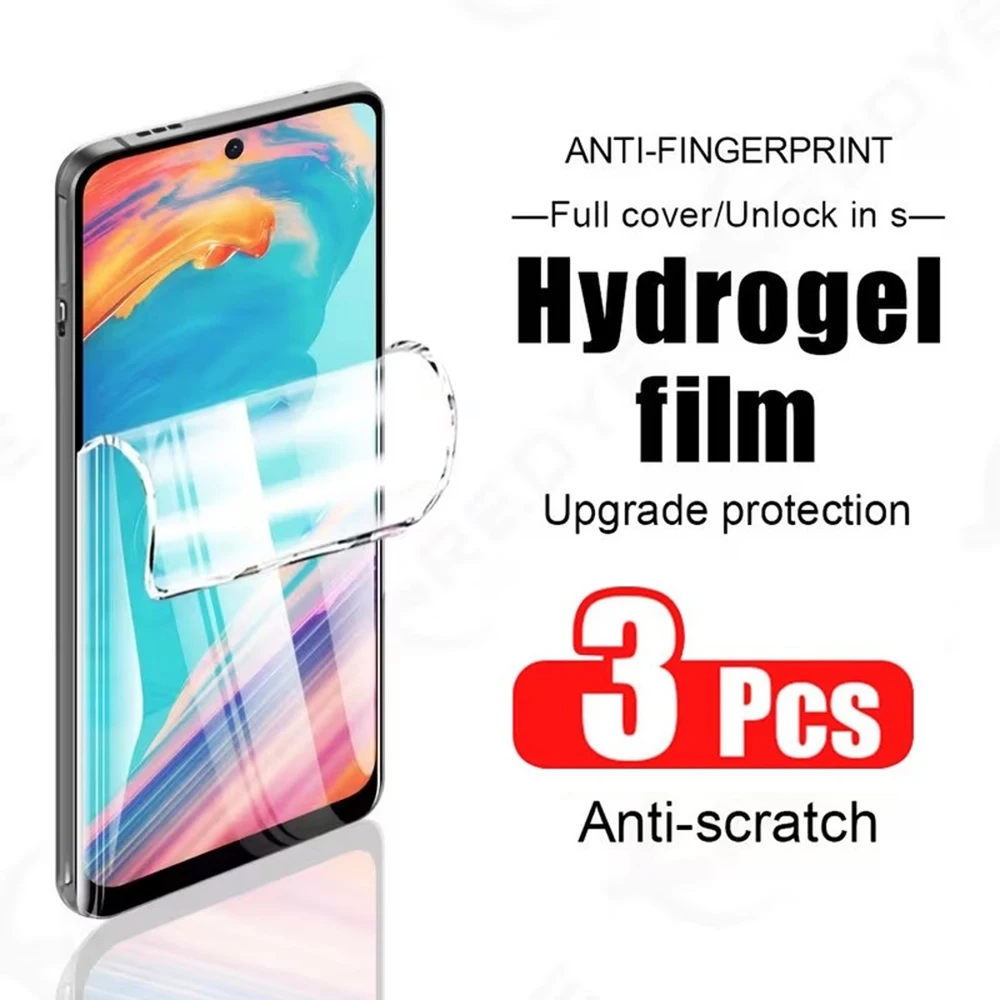 Premium 3-Pack Hydrogel Screen Protector Set