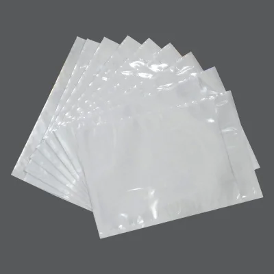 50pcs Plastic Bags Patch Transparent Bill Bag Self-Adhesive Pocket Express Order Bag Size Packing Document Packaging Bags