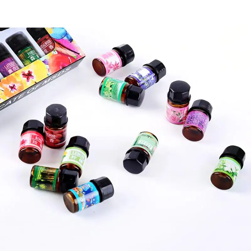 Podstatný mazat sada 12-bottle 3ml/0.13oz defuse podstatný olejů water-soluble přírodní podstatný olejů pro difusor zvlhčovač