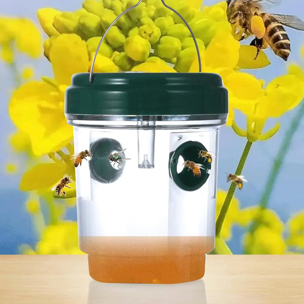 Waterproof Solar Powered Wasp Trap Light for Outdoor Garden