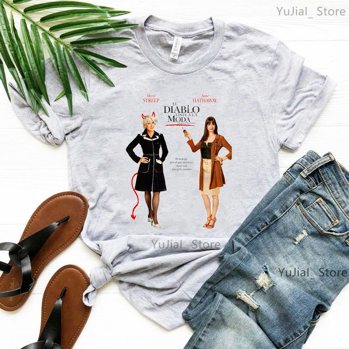 Cool The Devil Wears Prada 2 Printed T Shirt Women Red High Heel Fashion T-Shirt Summer Short Sleeve Shirt Funny Tshirt Tops 4