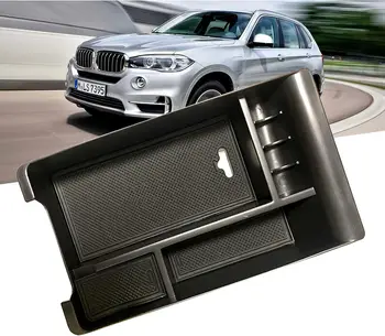 Organizer per Console centrale per BMW X5 X6 F15 F16 2014-2017 vassoio Organizer per Console