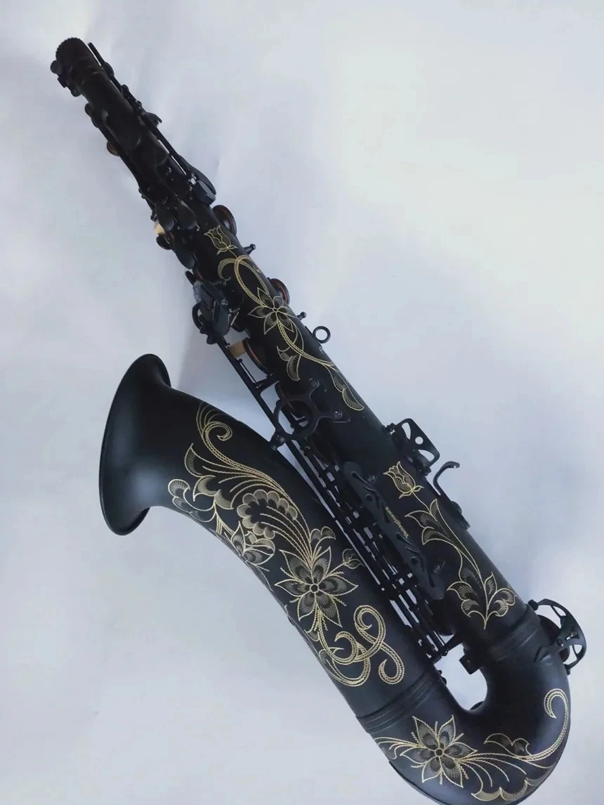 Japan Yanagis T-992 Professional Tenor Saxophone Antique Brushed Craftsmanship Beautifully Carved Tone