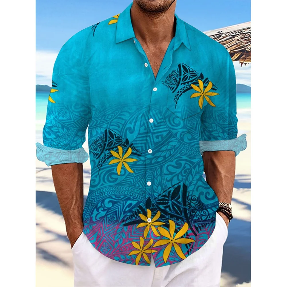Men's Shirt Summer Casual Fashion Short Sleeved Shirt For Men Loose Breathable Hawaiian Shirt Man Casual Men's Clothing Top